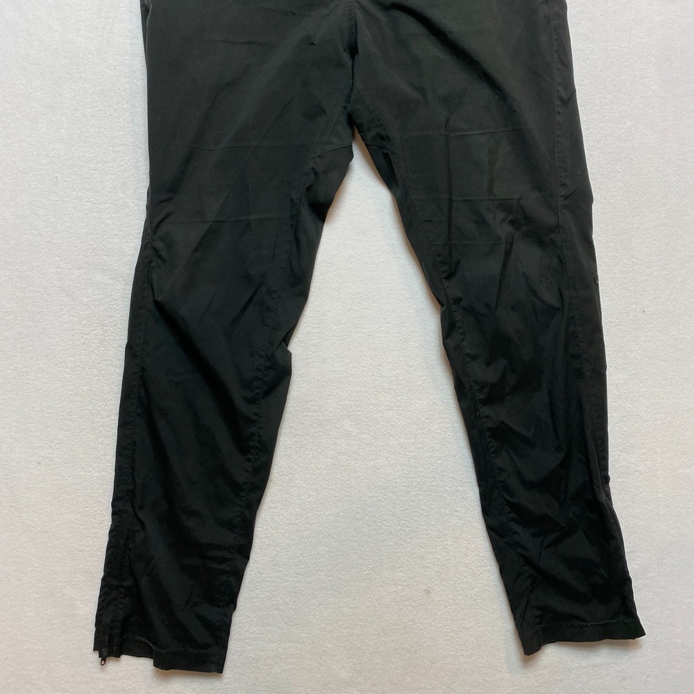 Lululemon Pants Mens 34 Black Bottom Zipper Side Zip - Picture 2 of 13